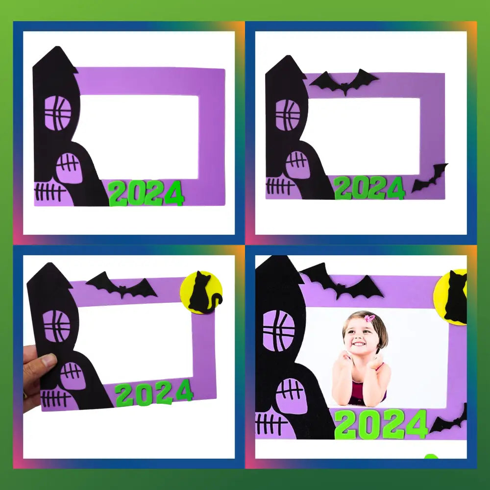 12 Halloween Picture Frame Craft (2024) - DIY Halloween Crafts for Kids