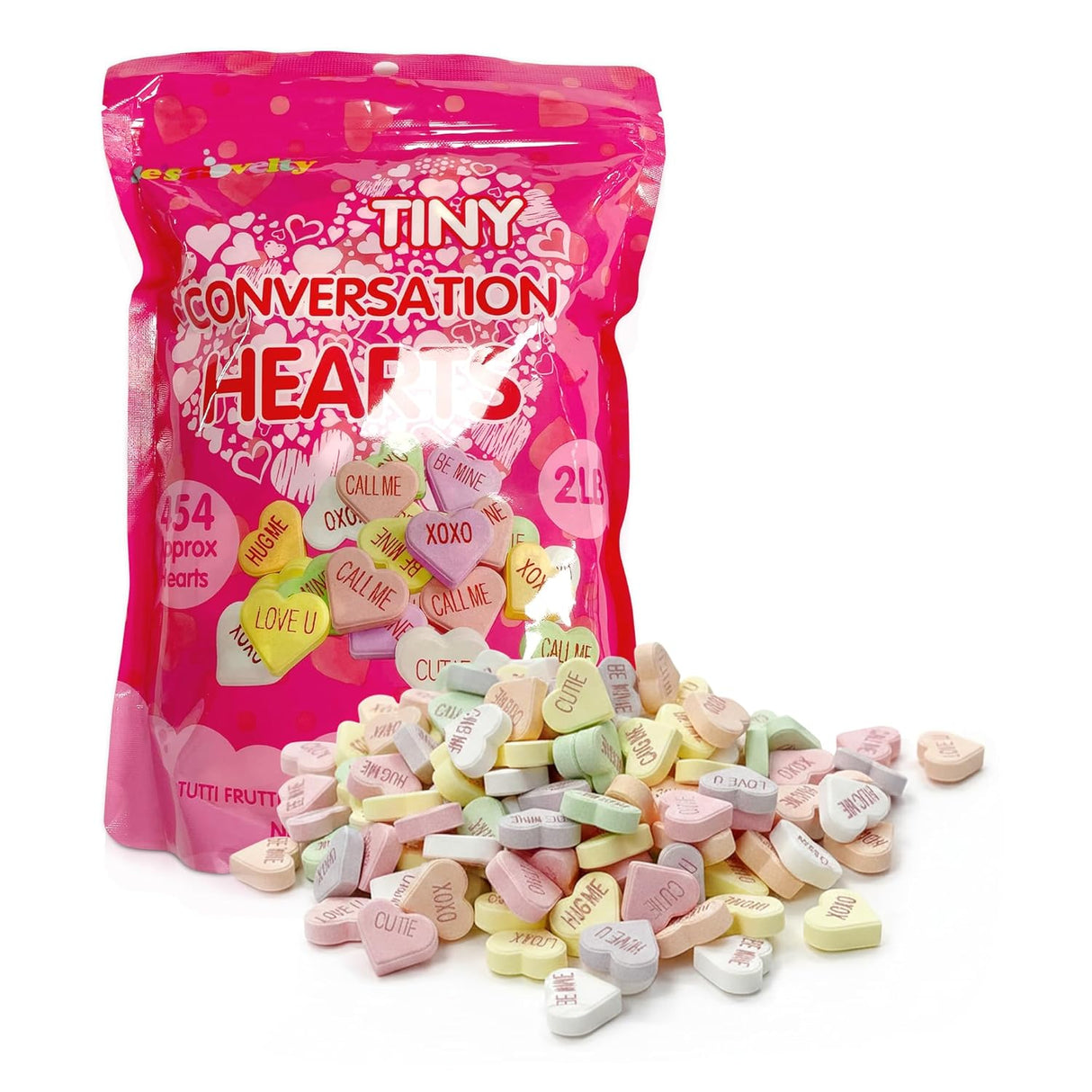 4E's Novelty Valentines Conversation Hearts Candy