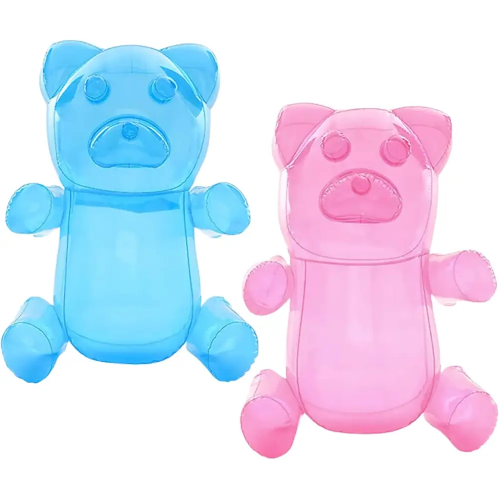 2 Inflatable 24’’ Gummy Bears - Candyland Party Decorations Birthday Pool Floaties - Party Favors