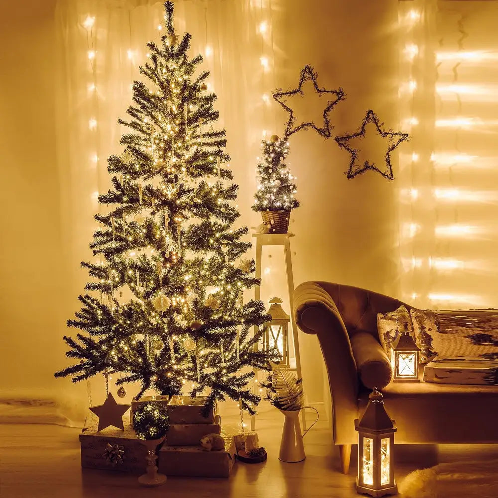 26 Pack Teardrop Acrylic Crystal Beads for Christmas Ornaments and Wedding Decor by 4E’s Novelty’