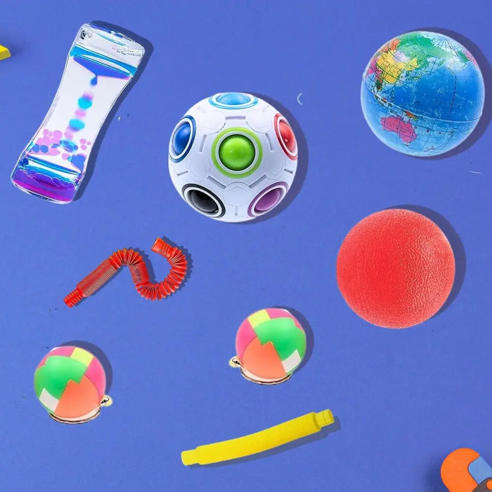30 Pack Fidget Toy Set for Kids - Sensory Toys for Stress Relief by 4E's Novelty