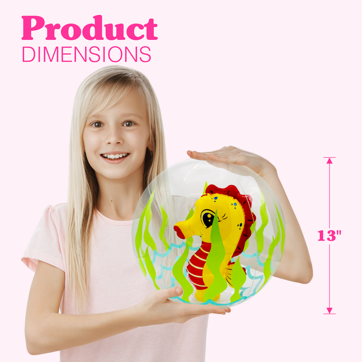 3D Beach Balls, Summer Toys for Kids - 4 pcs Mini Beach Balls for Toddlers 1-3