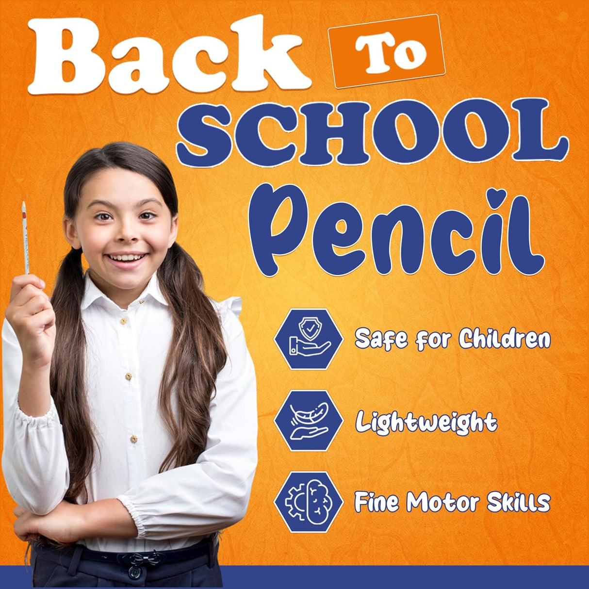 4E's Novelty 32 Pack Welcome Back Pencils, Motivational Pencils for Kids