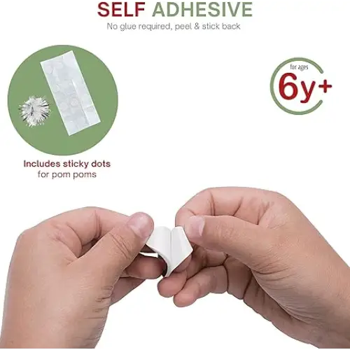 4E’s Novelty 12 Pack 2024 Christmas Card Making Craft Kit for Kids & Adults - Individually Wrapped Holiday DIY Handmade