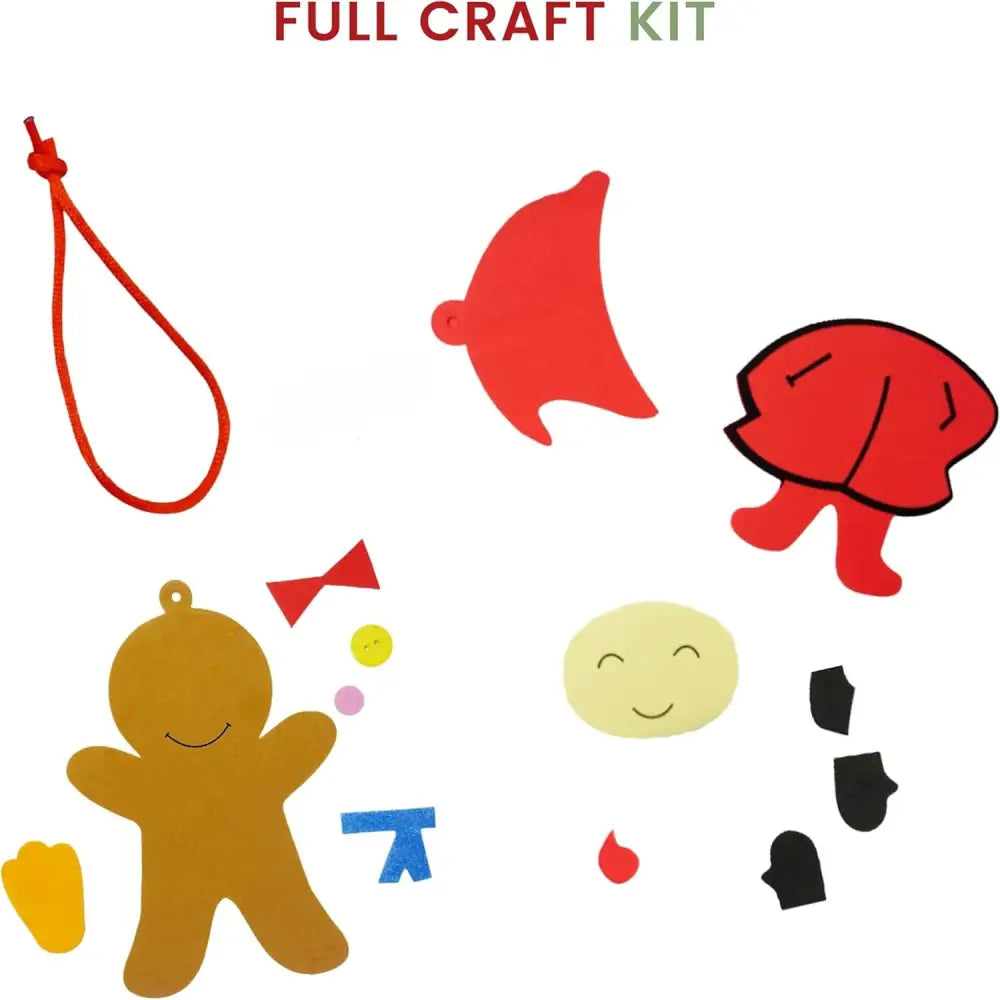 4E’s Novelty 12 Pack Foam Christmas Character Ornament Crafts for Kids - DIY Christmas Arts & Ornament Crafts for 3-12