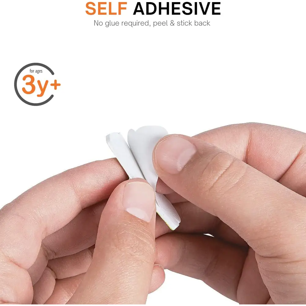 4Eโs Novelty 12 Pack Halloween Candy Corn Magnet Craft Kit โ Goofy Foam Crafts for Kids Party Favors - Arts & Crafts