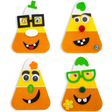 4Eโs Novelty 12 Pack Halloween Candy Corn Magnet Craft Kit โ Goofy Foam Crafts for Kids Party Favors - Arts & Crafts