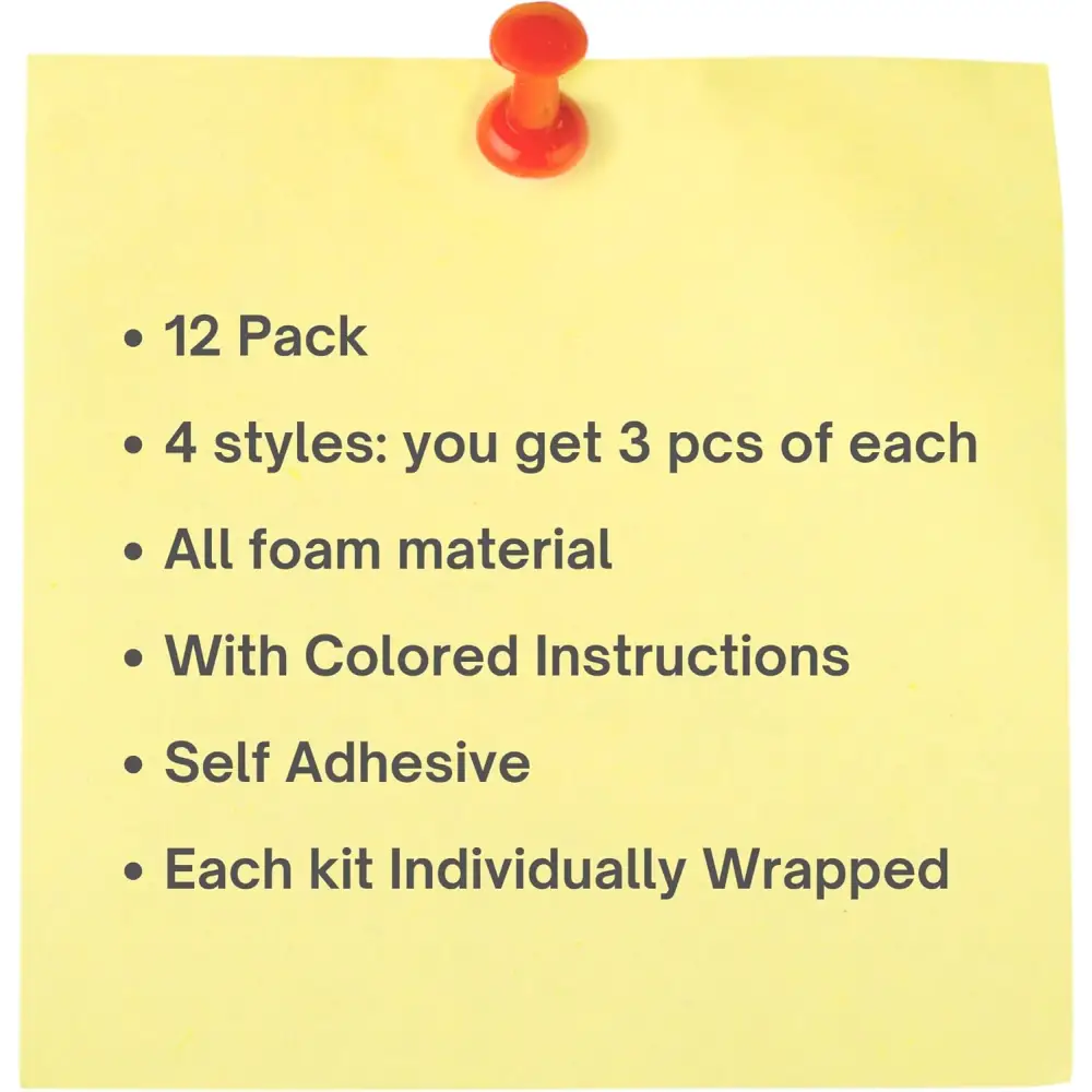 4E’s Novelty 12 Pack Legend of Gingerbread Man Ornament Craft - Foam Christmas Ornaments Set for Ages 4-12 DIY