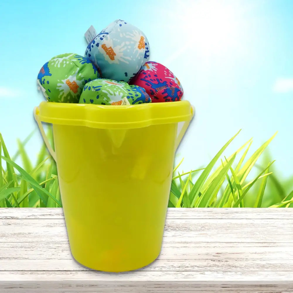 4E’s Novelty 12 Pack Water Bomb Splash Balls – 3’’ Sponge Balls for Pool Party Kids