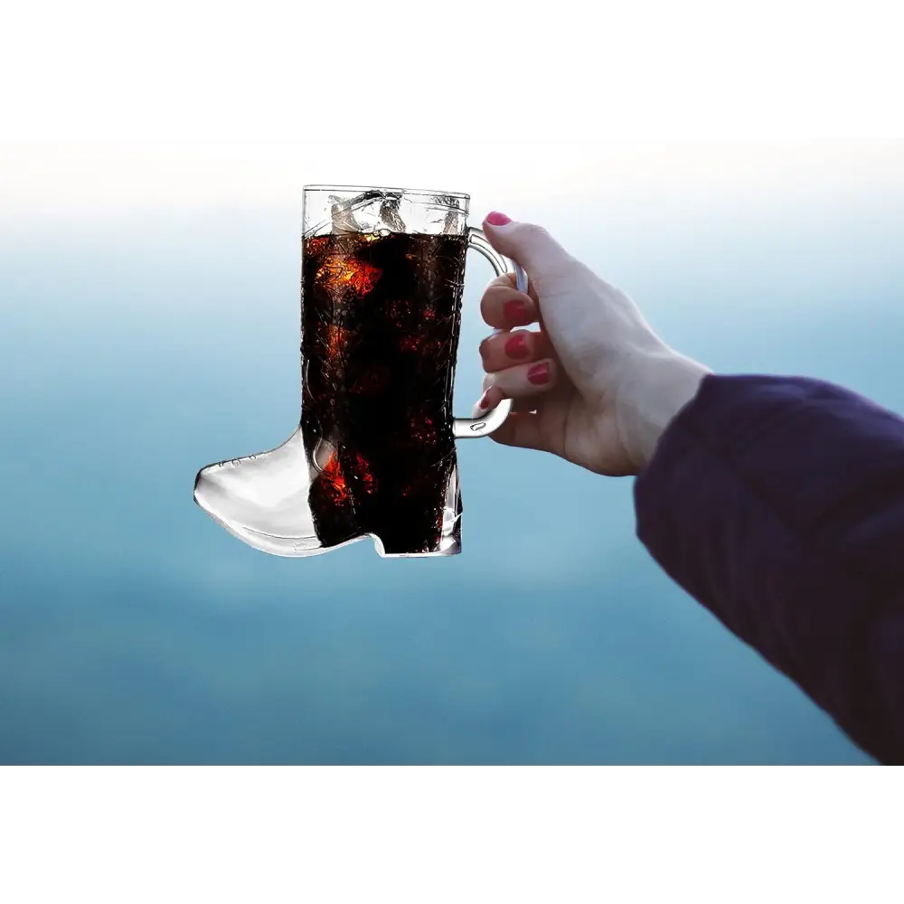 4E's Novelty 14 PCS Set Cowboy Boot Shot Glasses & Cups (12 Mini Shot Glasses & 2 Big Mug 17oz) Reusable Plastic, BPA Free - for Cowboy Cowgirl Party Decorations Bachelorette Party Supplies