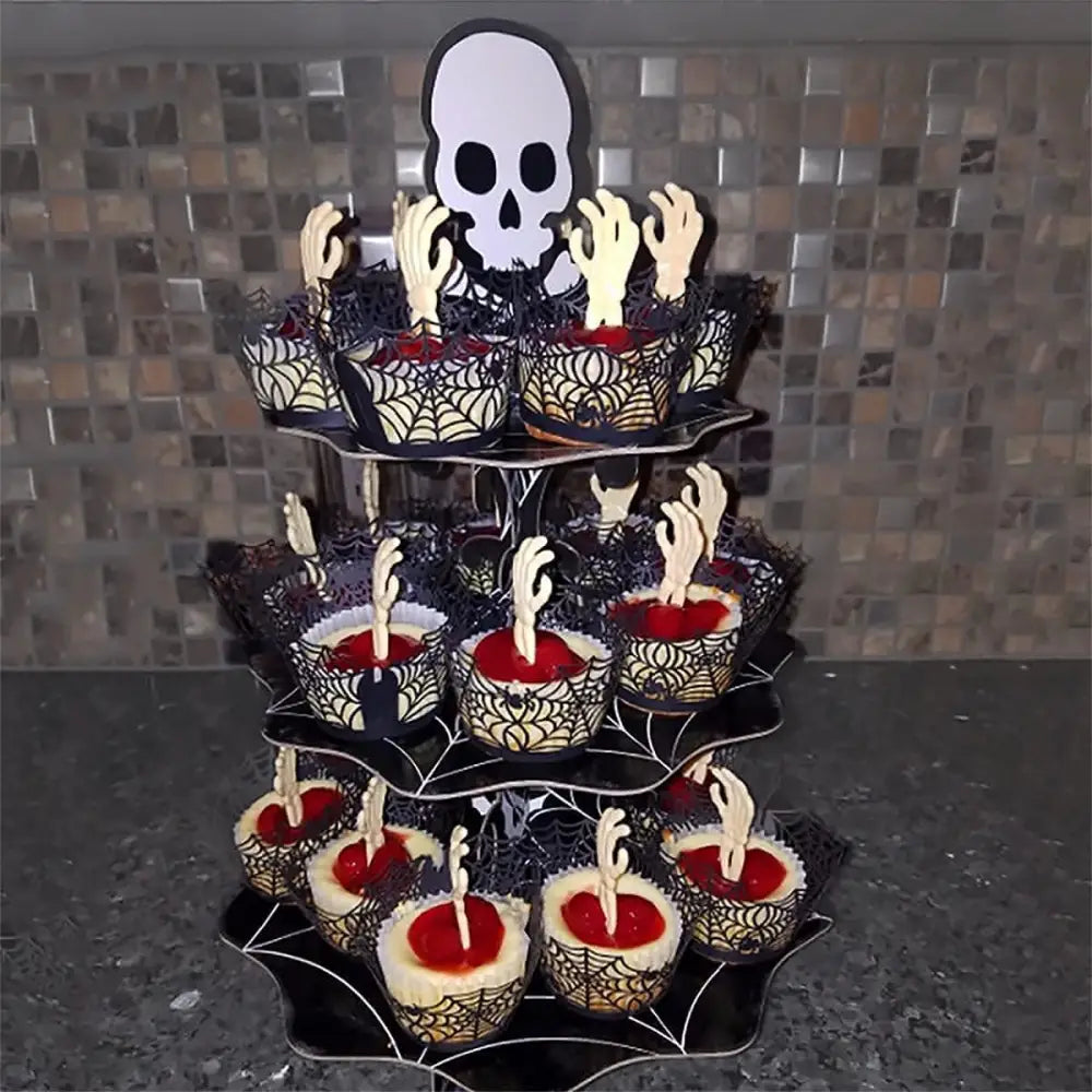 4E’s Novelty 144 Halloween Tattoos for Kids – 2’’ Non-Toxic Pre-Cut Temporary Tattoos Goodie Bag Fillers