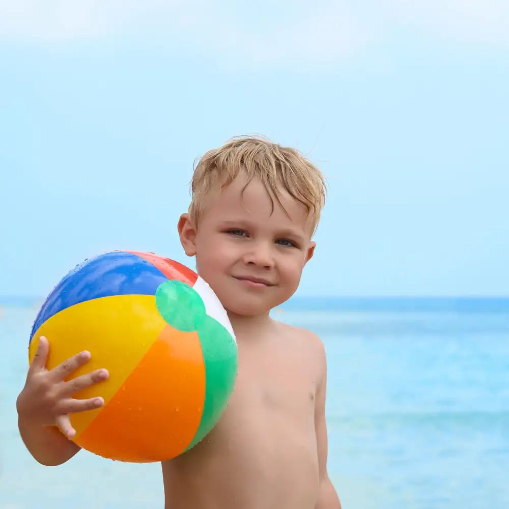 4E’s Novelty 16 Inch Inflatable Beach Balls Bulk 24 Pack Beach Ball