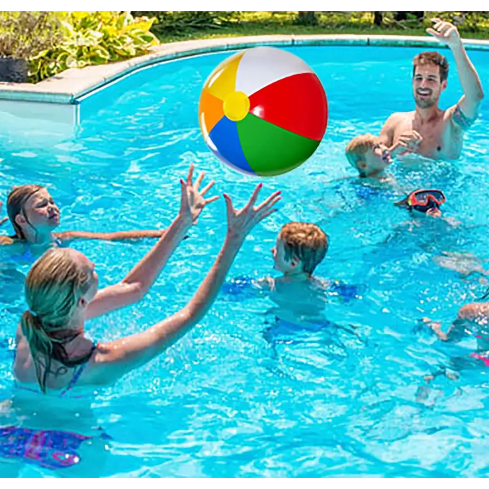 4E’s Novelty 16 Inch Inflatable Beach Balls Bulk 24 Pack Beach Ball