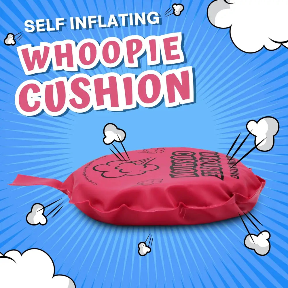 4Eโs Novelty 2-Pack Large Whoopee Cushions 7-Inch Whoopie Cushion - Inflatable Party Decorations