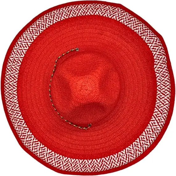 4E’s Novelty 2 Pack Sombrero Hats for Cinco de Mayo – Mexican Party Hats with Chinstrap