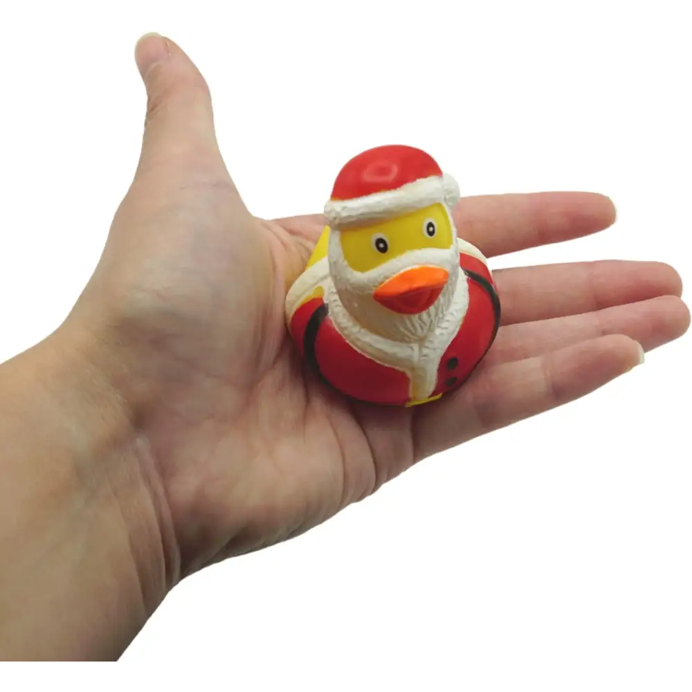 4E’s Novelty 24 Pack 2.5’’ Christmas Rubber Ducks Bulk - Holiday Fun Rubber Duckies for Jeeps & Bath Time