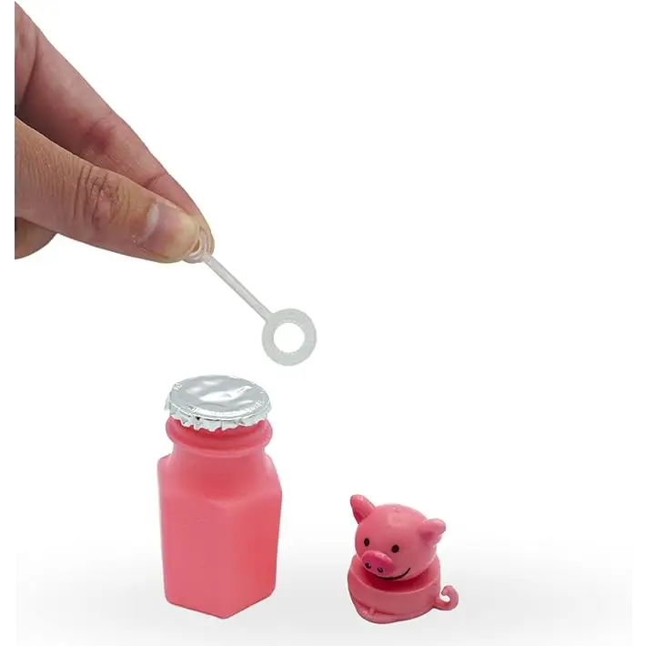 4E’s Novelty 24-Pack Farm Animal Bubbles Party Favors – Barnyard Bubble Fun for Kids