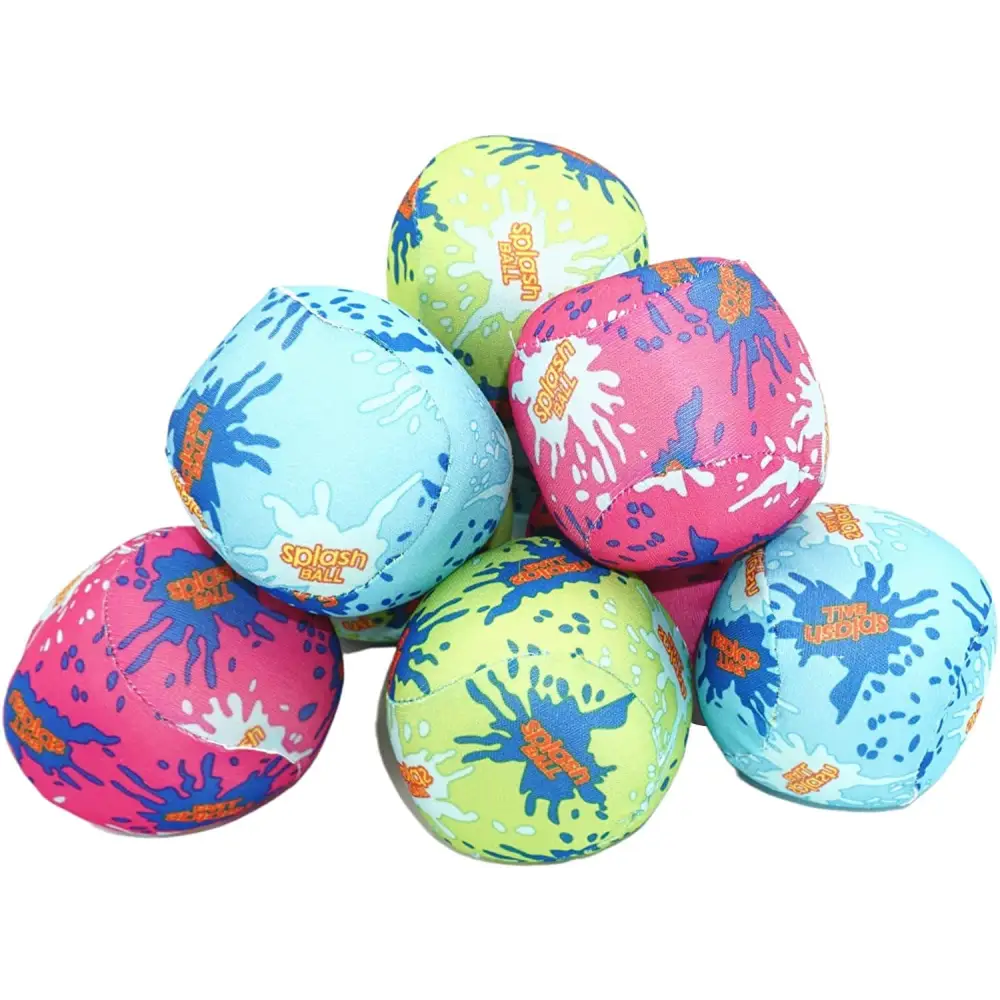 4E’s Novelty 24 Pack Water Bomb Splash Balls – 3 Inch Mini Water Absorbent Balls for Pool & Beach Party Favors