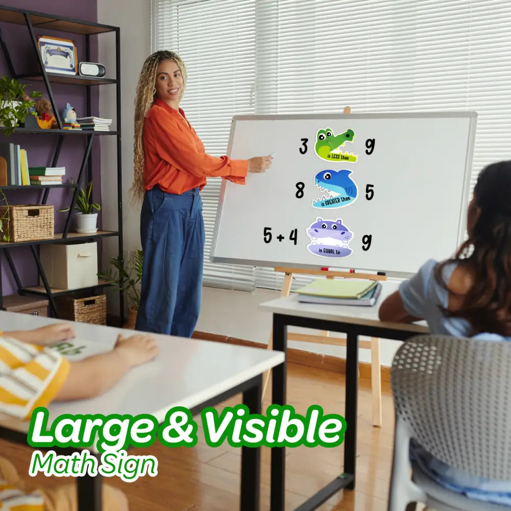 4E’s Novelty 3 Magnetic Math Signs Greater Than Less Than Equal