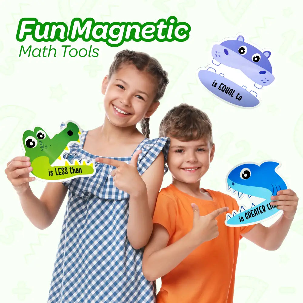 4E’s Novelty 3 Magnetic Math Signs Greater Than Less Than Equal