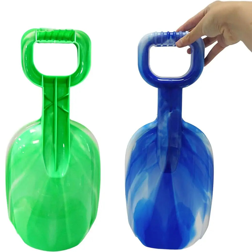 4E's Novelty 3 Pcs Large 15 Inch Beach Shovel Toy Set - Heavy Duty Plastic Sand Shovels for Kids, Ideal for Ages 3-10 and Outdoor Summer Sandbox Play