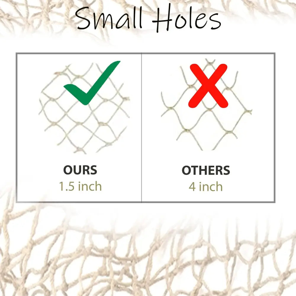 Decorative fishnet for mermaid birthday party or pirate decorations, table cover, beach-themed or coastal decor