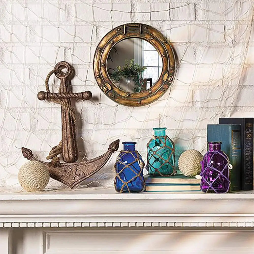 Decorative fishnet for mermaid birthday party or pirate decorations, table cover, beach-themed or coastal decor