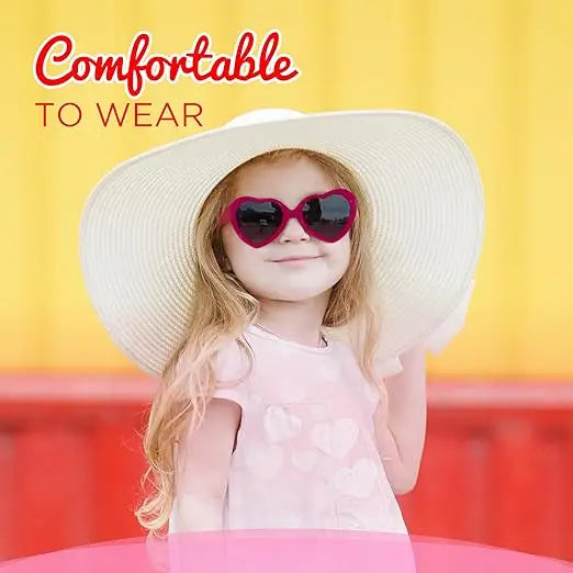 4E’s Novelty 30-Pack Heart Sunglasses for Kids – Fun Party Favors for Valentine’s Classroom