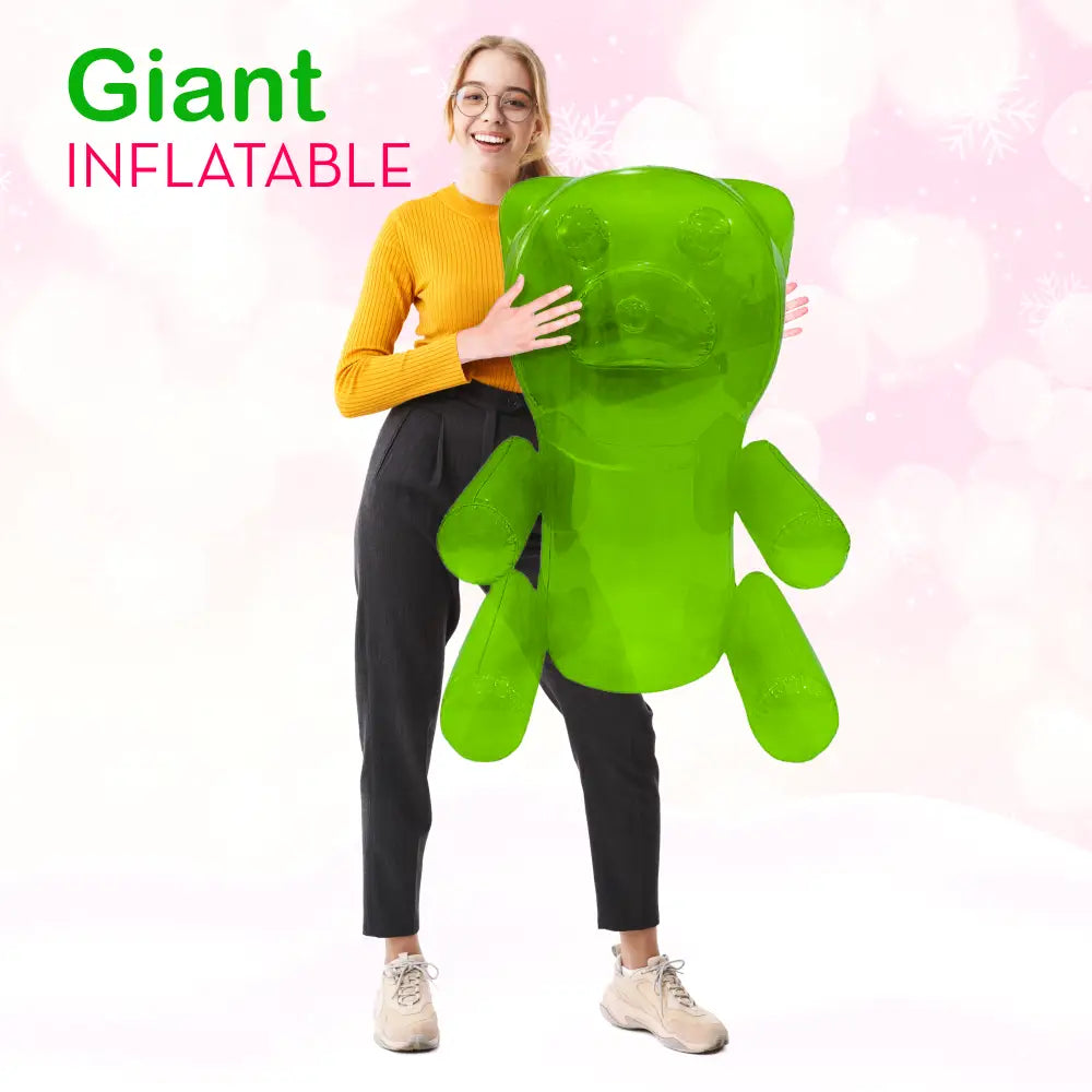 4E’s Novelty 36’’ Giant Inflatable Gummy Bears – 2-Pack Party Decorations & Toys