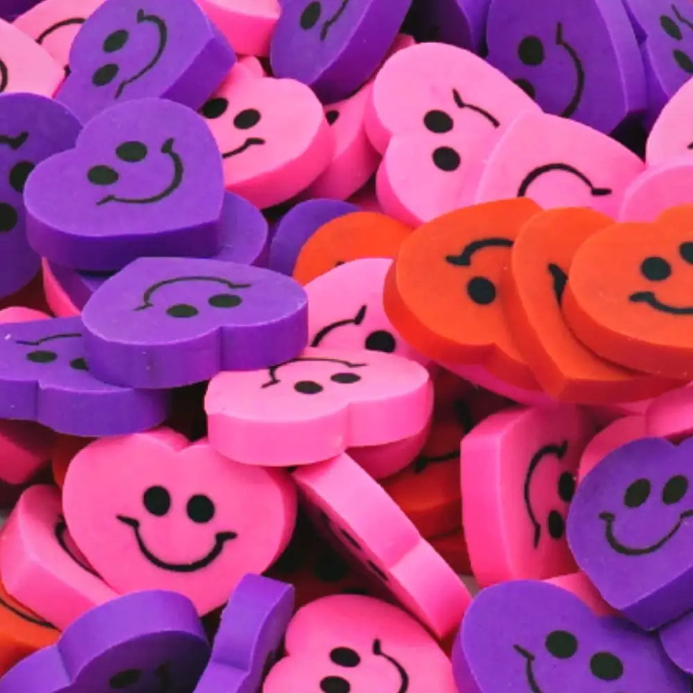 4E’s Novelty 36-Pack Valentine’s Day Stationery – Pencils Erasers & Stickers for Class Parties