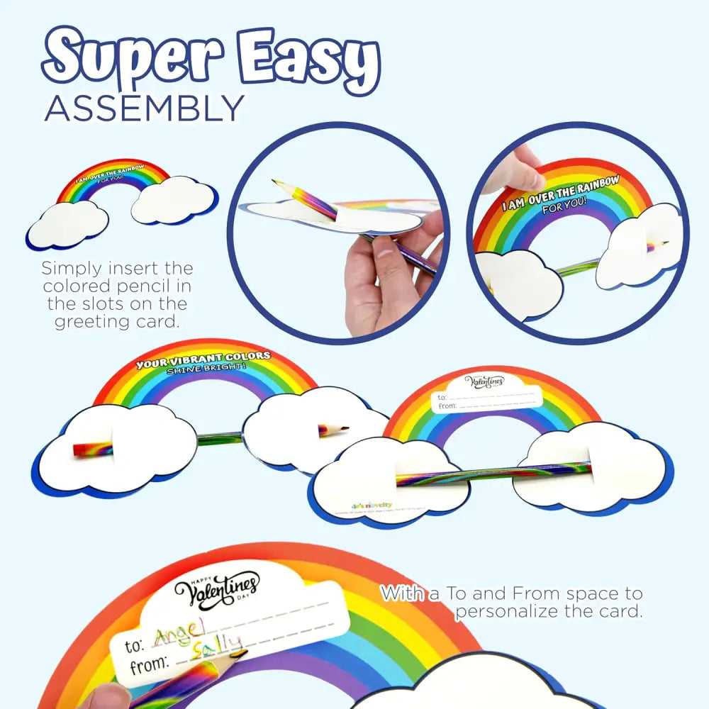 4Eโs Novelty 36 Valentine Stationery Gifts โ Pencils Erasers & Stickers for Classroom Exchange