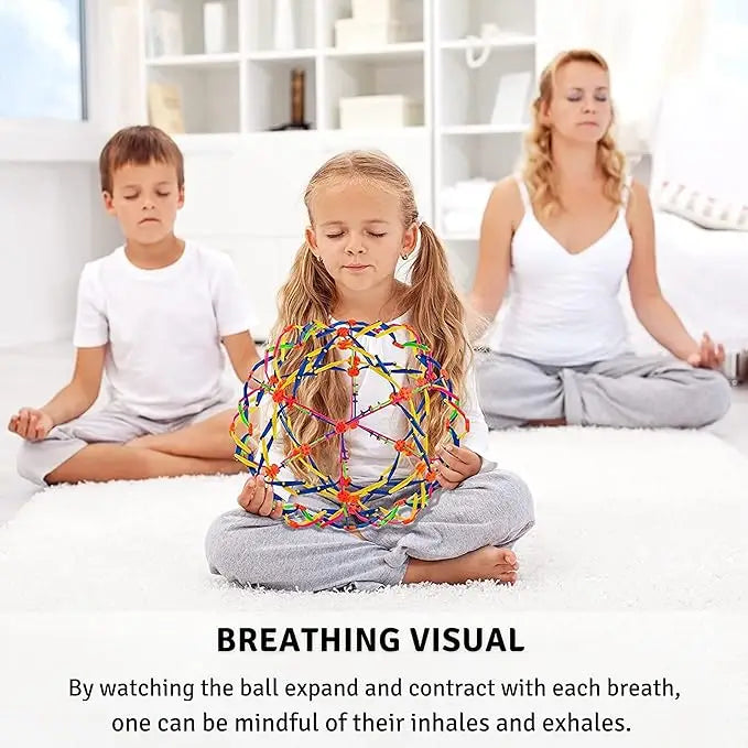 4E’s Novelty 4 Pack Expandable Ball – The Ultimate Stress & Mindfulness Toy for Kids & Adults
