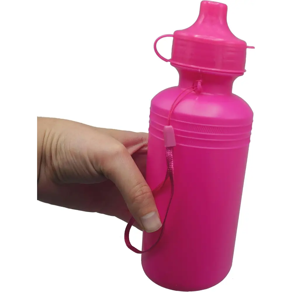 4E’s Novelty 4 Pack Kids Water Bottles – 18oz BPA-Free Reusable with Strap