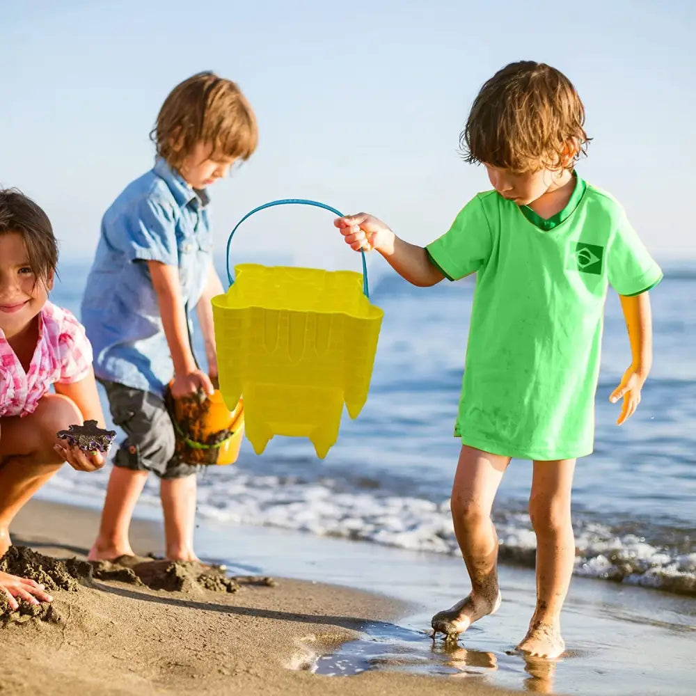 4E's Novelty 6 Pcs Kids Watering Can Bulk (Mini) Plastic - Gardening Planting Tools for Kids & Toddlers, Beach Party Favors, Sand Toys, Bulk Gifts