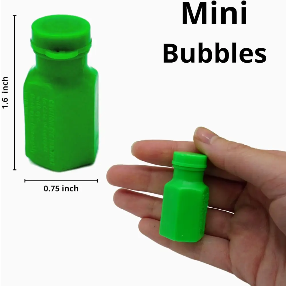 4E’s Novelty 48 Pack Mini Bubbles – 1.6’’ Non Toxic Bubbles for Kids Party Favors
