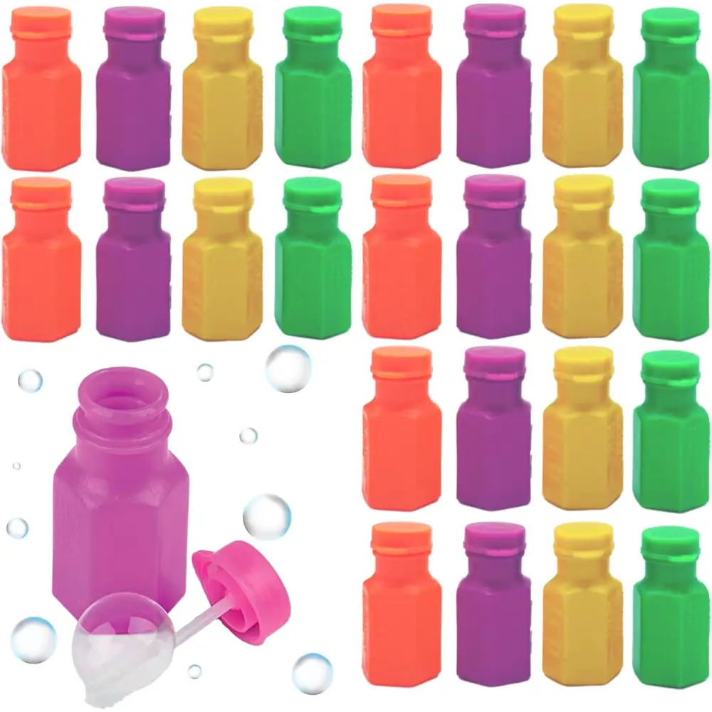 4E’s Novelty 48 Pack Mini Bubbles – 1.6’’ Non Toxic Bubbles for Kids Party Favors