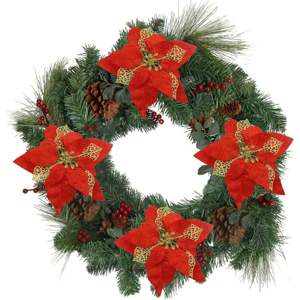 4E’s Novelty 50-Foot Artificial Christmas Garland – Flexible Non-Shedding Greenery for Indoor and Outdoor Holiday Decor