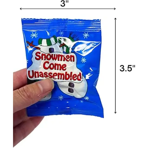 4E’s Novelty 50 Packets Mini Marshmallows - Individually Wrapped Marshmallows Packets for Hot Chocolate Marshmallows