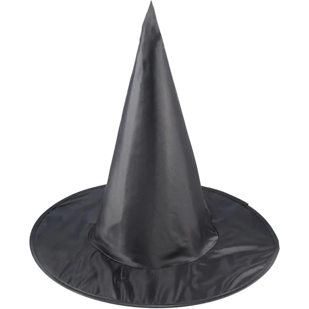 4E’s Novelty Black Witch Hat – 14’’ Pop-Up Oxford Witch Costume Accessory for Adults & Kids