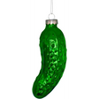 4E’s Novelty Blown Glass Pickle Ornament for Christmas Tree - 1 Pc Sparkly Pre-Strung 4” Christmas Pickle Ornament