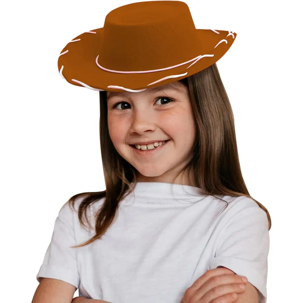 4E’s Novelty Brown Toddler Cowboy Hat - Boys & Girls Brown Cowboy Hat for Themed Party Costume Ideal Cowboy Hat &