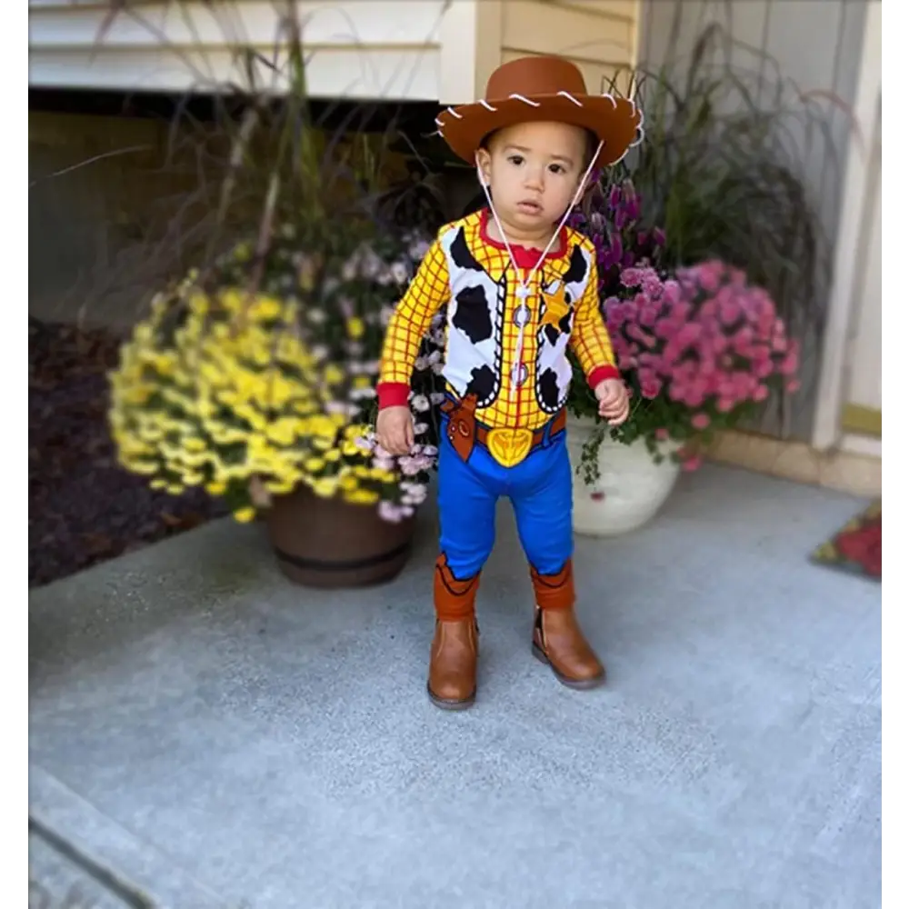 4E’s Novelty Brown Toddler Cowboy Hat - Boys & Girls Brown Cowboy Hat for Themed Party Costume Ideal Cowboy Hat &