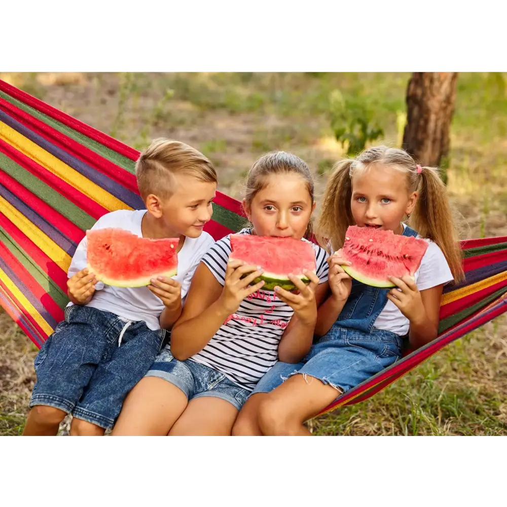 4E’s Novelty Cotton Double Hammock – Portable Durable and Perfect for Outdoor Relaxation