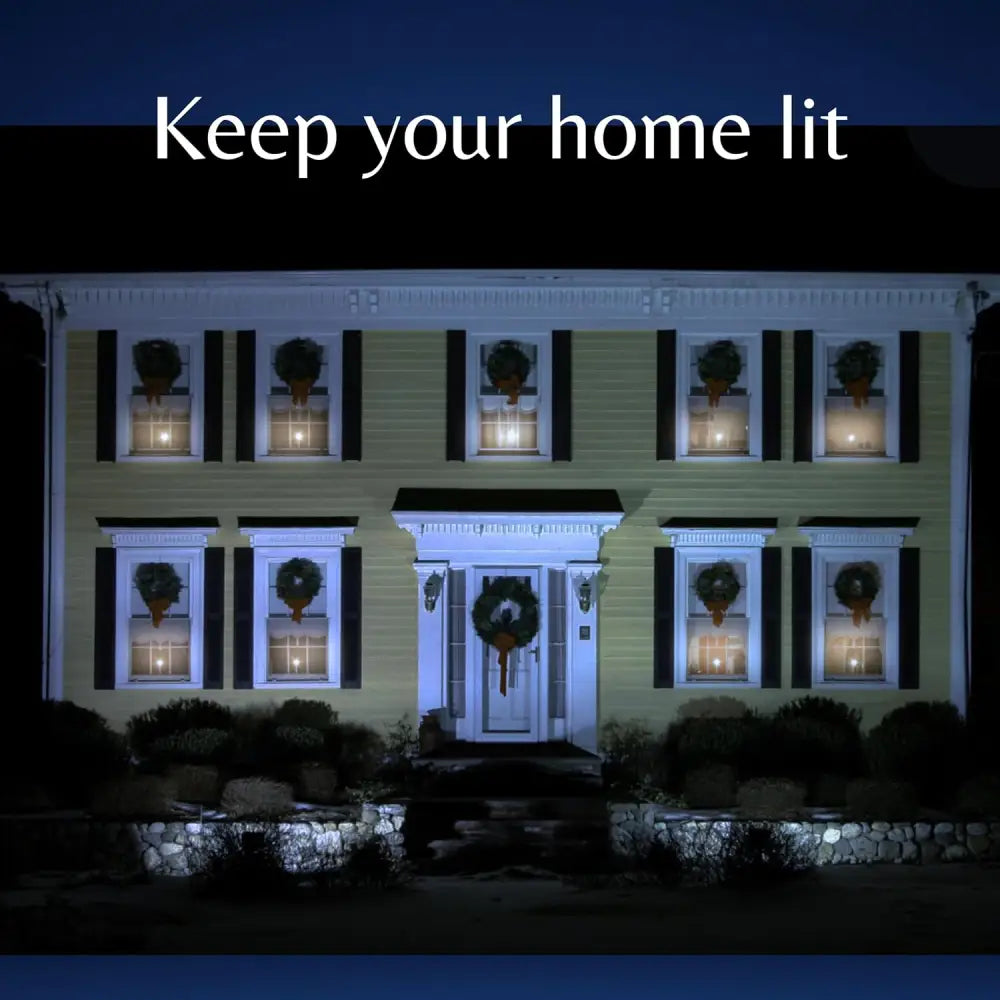 4E’s Novelty Dusk to Dawn Electric Window Candle – Auto Sensor Plug-In Flameless Candle with Suction Cup Holder & Extra