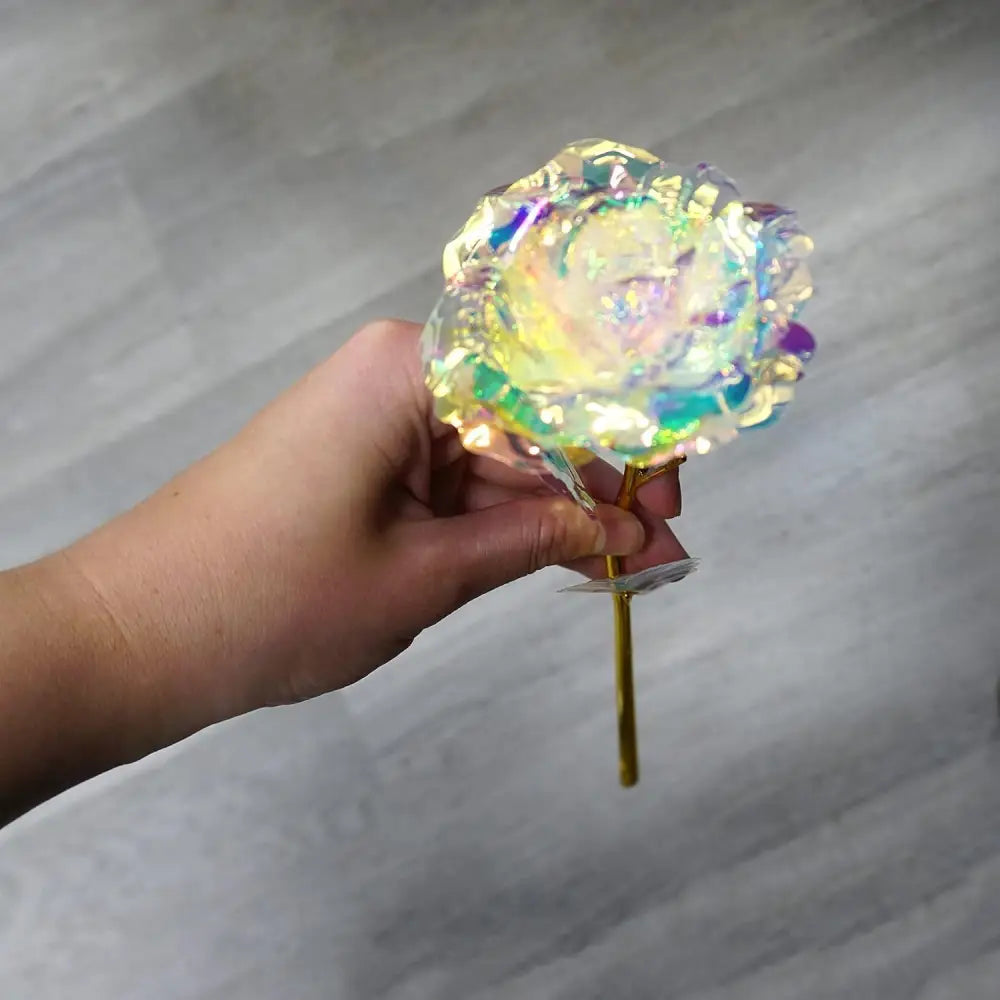 4E’s Novelty Eternal Glass Rose – Romantic Valentine Gift for Her Perfect for Any Occasion