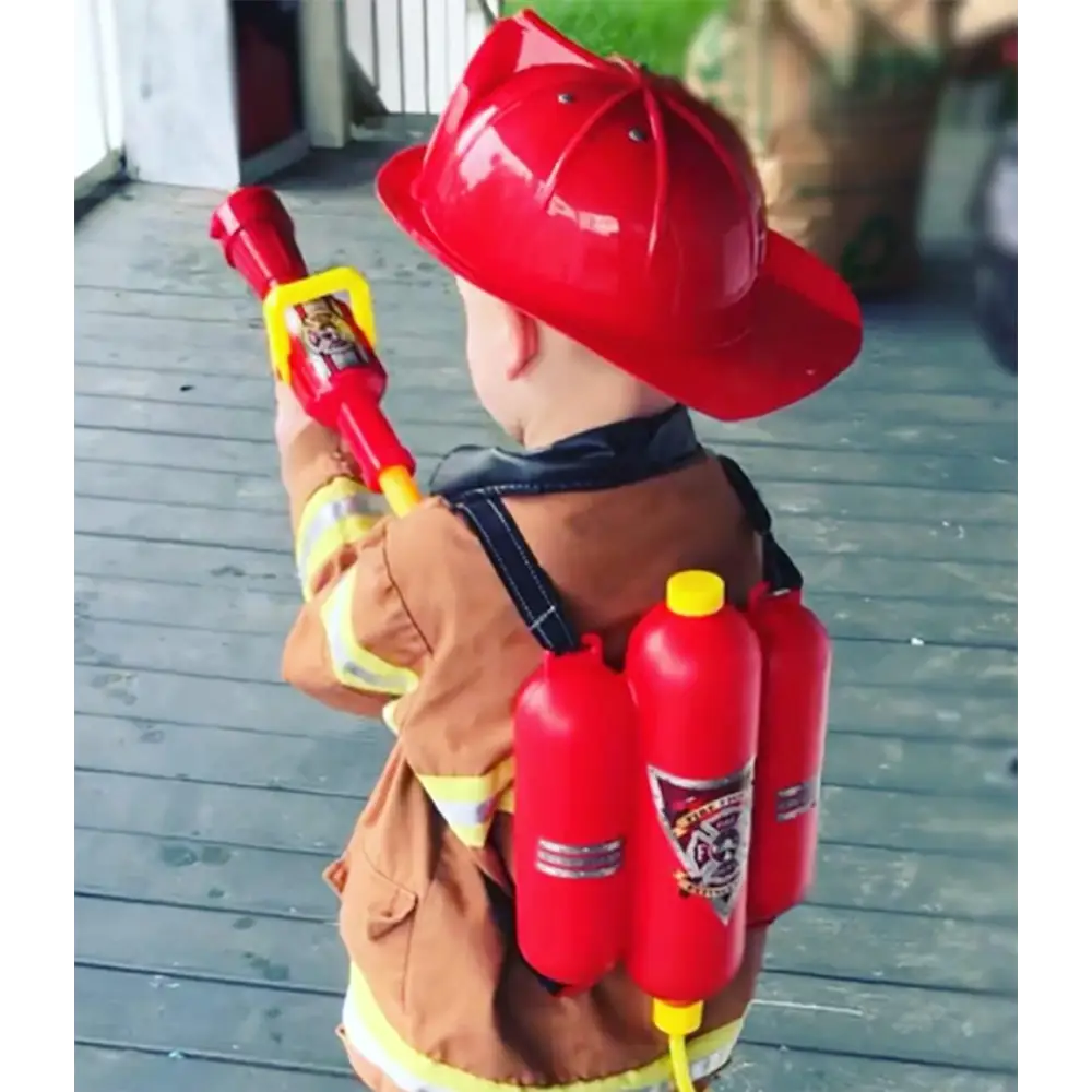 4E’s Novelty Firefighter Backpack Water Gun – Ultimate Water Soaker Blaster for Kids’ Outdoor Fun