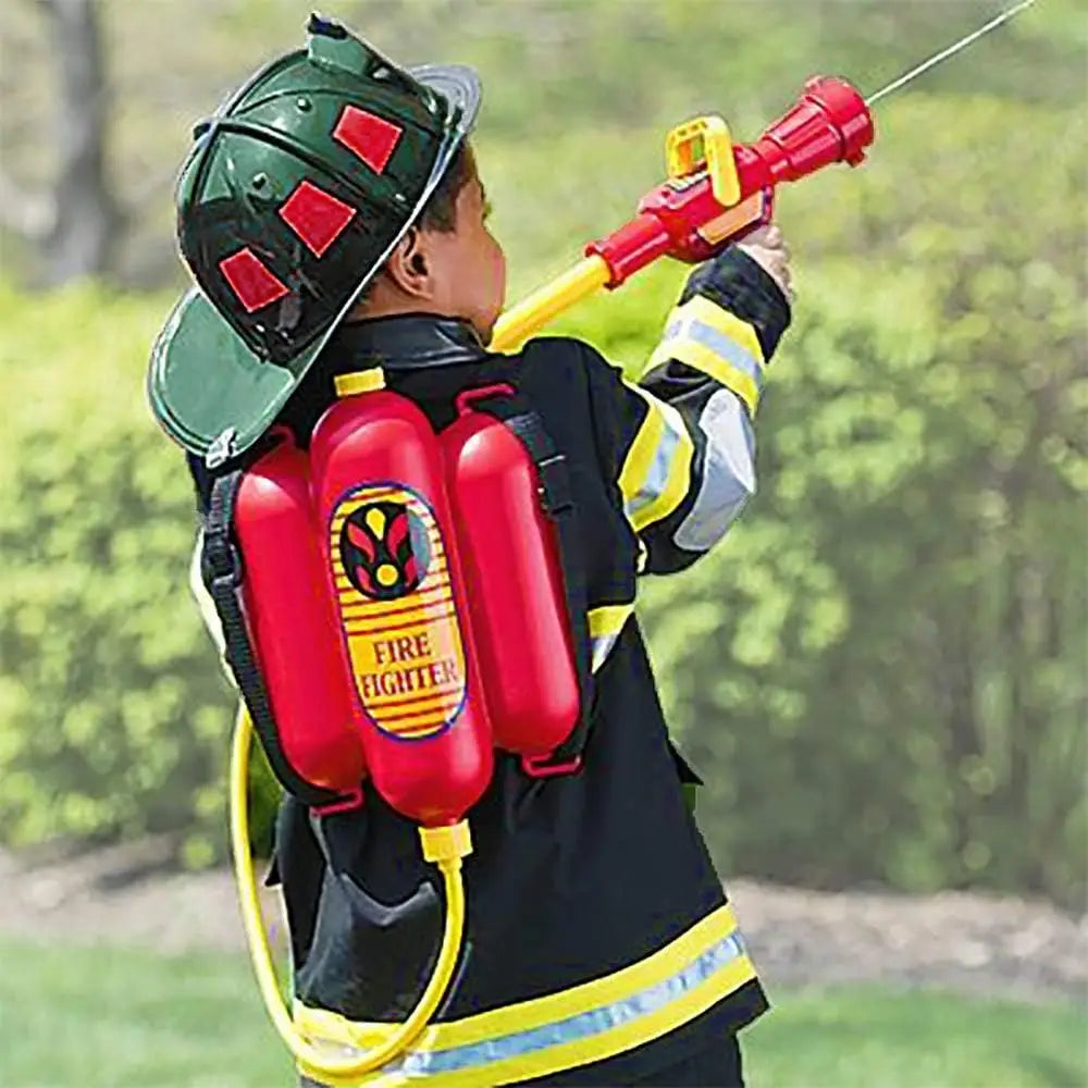 4E’s Novelty Firefighter Backpack Water Gun – Ultimate Water Soaker Blaster for Kids’ Outdoor Fun