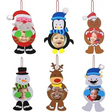 4E’s Novelty Foam Snowflake Picture Frame Craft (12 Pack) - Fun Christmas DIY Picture Frames Craft Kit Individually