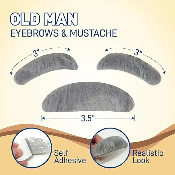 4E’s Novelty Grandpa Costume – 5-Pc Old Man Outfit for Kids’ 100th Day of School - Costumes & Accessories