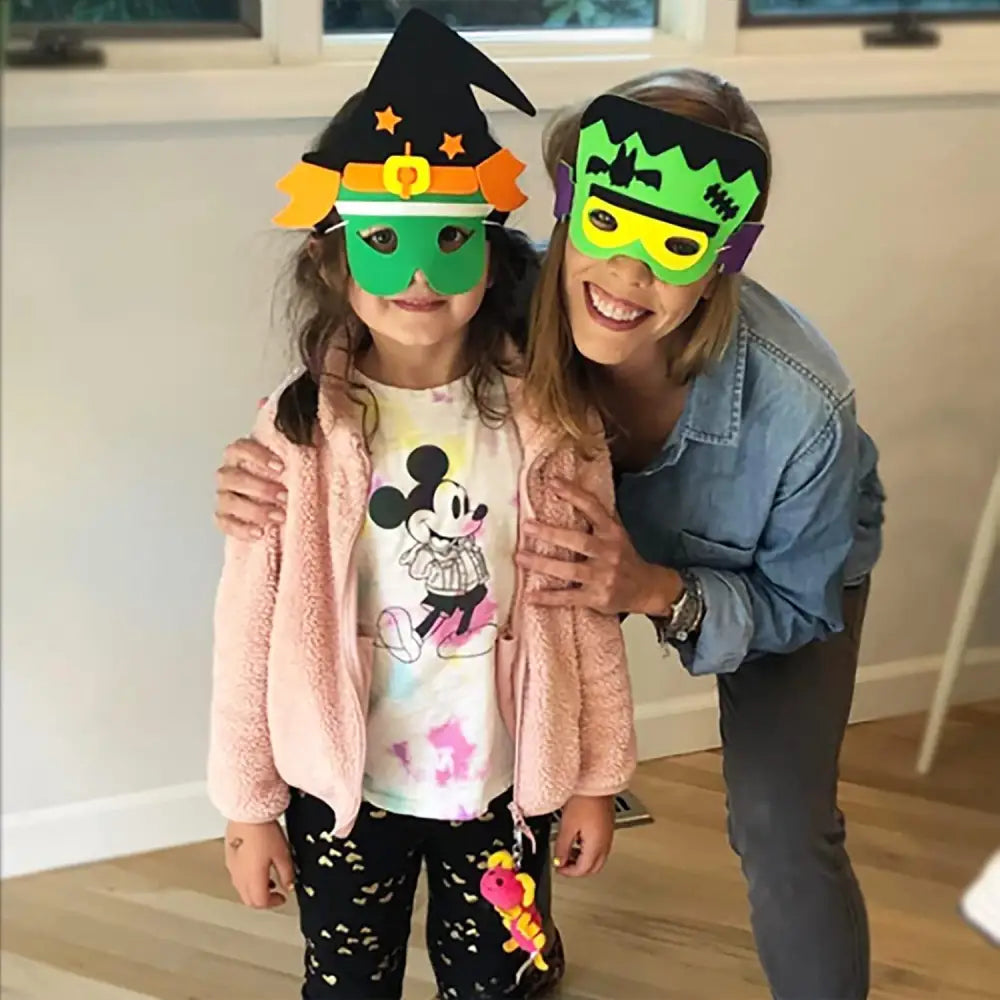 4E’s Novelty Halloween Crafts for Kids (Makes 4) – Foam Halloween Craft Kit with Frame Mask Bookmark & Candy Corn